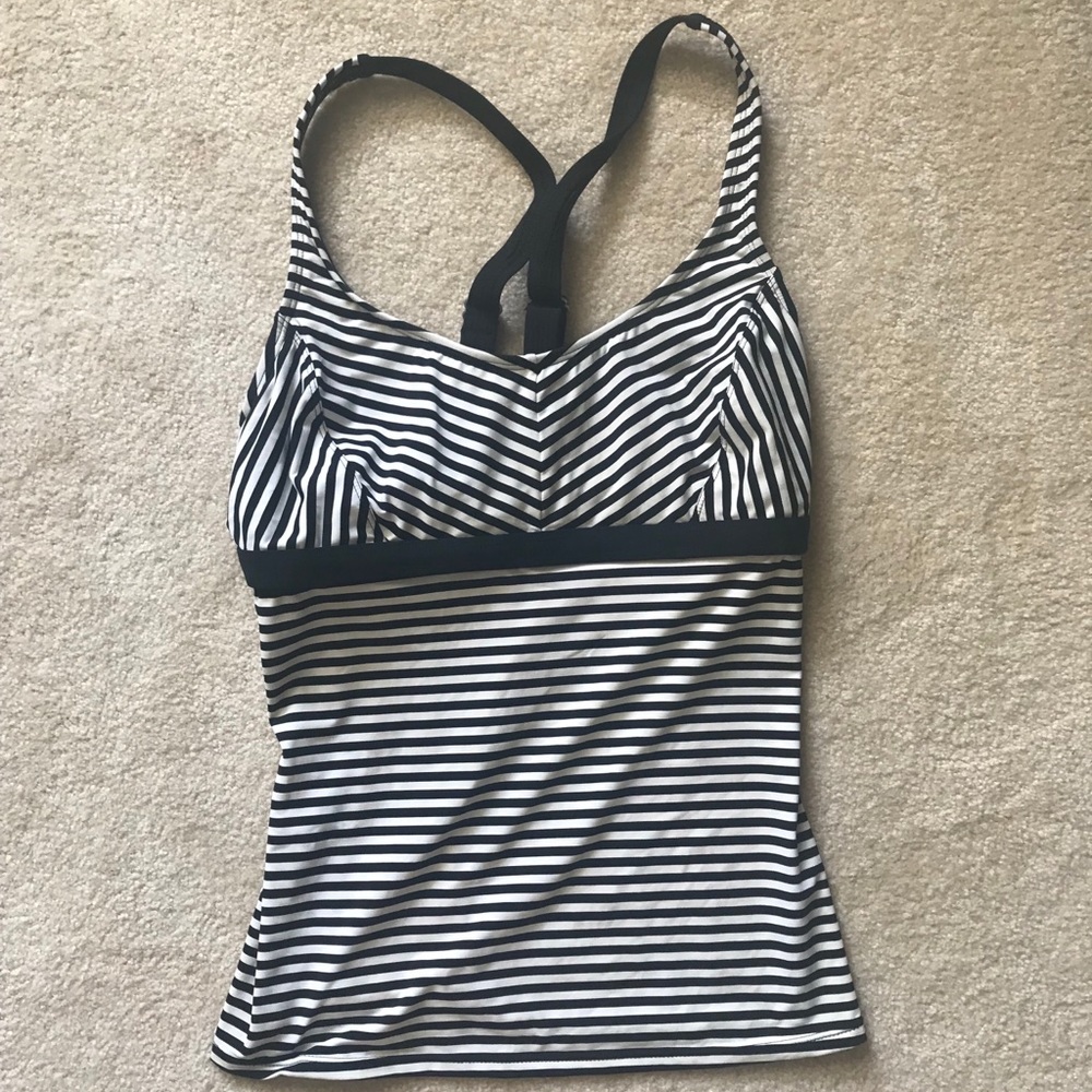 Calia black and white tankini too